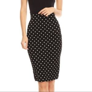 Worthington Polka Dot Pencil Skirt